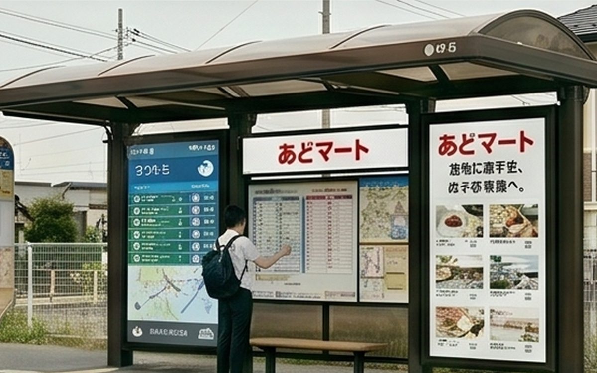 天王寺 バス広告 #658